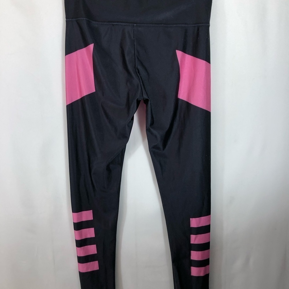 Women’s /Girls Athletic Spandex Grey and Pink Pants. 28/27 - Picture 4 of 5